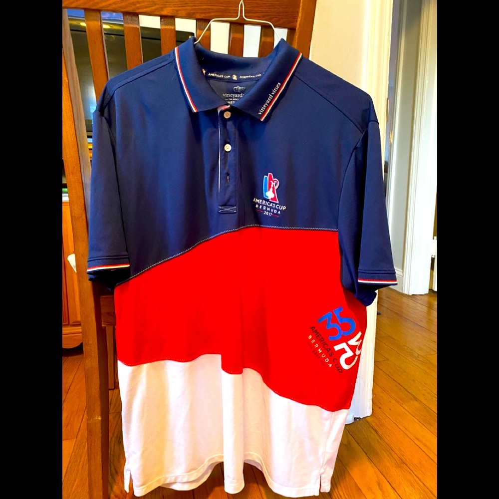 Men’s XL Vineyard Vines 2017 Americas Cup